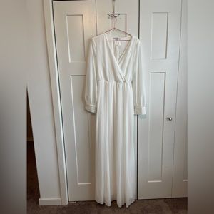 Baltic Born White Lydia Maxi Dress NWT